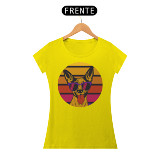 Nome do produto Camiseta Feminina Cão de Óculos