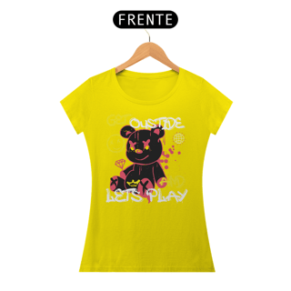 Nome do produto Camiseta Feminina Urso Lets Play
