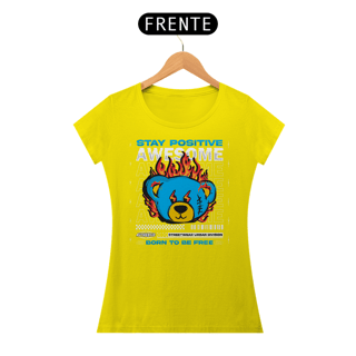 Nome do produto Camiseta Urso Stay Positive