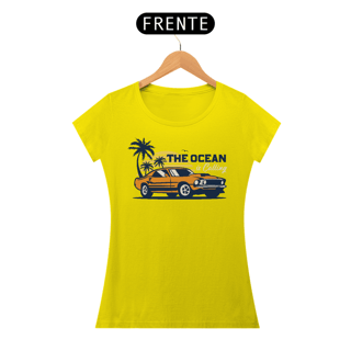 Nome do produto Camiseta Feminina Carro Ocean