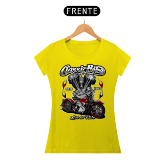 Nome do produto Camiseta Feminina Bike Live to Ride