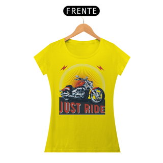 Nome do produto Camiseta Feminina Just Ride