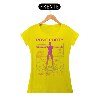 Nome do produto Camiseta Feminina Rave Party