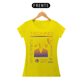 Nome do produto Camiseta Feminina Techno Rave