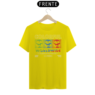 Nome do produto Camiseta Caveiras Colorful