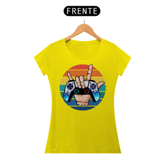 Nome do produto Camiseta Feminina Gamer Controle