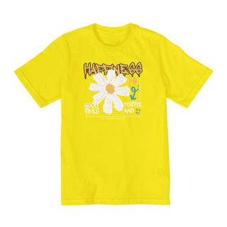 Nome do produto Camiseta Infantil 10 a 14 anos / Happiness