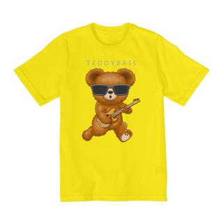 Nome do produto Camiseta Infantil 10 a 14 anos / Urso Guitarra
