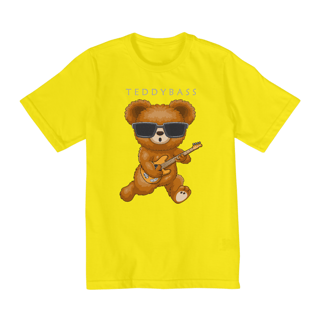 Nome do produto Camiseta Infantil 2 a 8 anos / Urso Guitarra