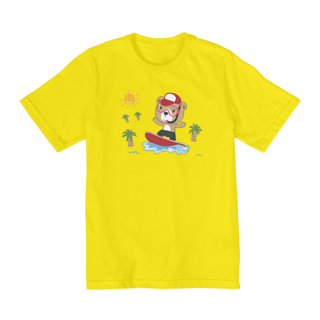 Nome do produto Camiseta Infantil 2 a 8 anos / Urso Surf