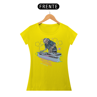Nome do produto Camiseta Feminina DJ Esqueleto