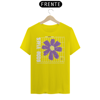 Nome do produto Camiseta Good Vibes Flor