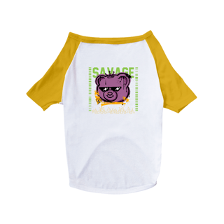 Nome do produto Camiseta Pet Cães / Savage
