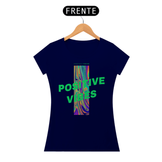 Nome do produto Camiseta Feminina Positive Vibes