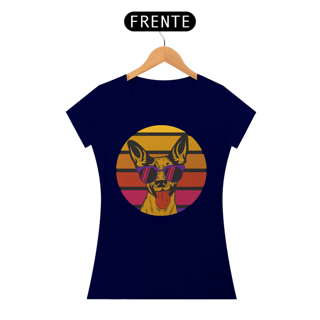 Nome do produto Camiseta Feminina Cão de Óculos