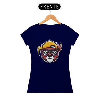 Nome do produto Camiseta Feminina Urso de Boné