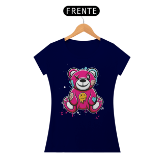 Nome do produto Camiseta Feminina Urso Rosa