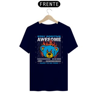 Nome do produto Camiseta Urso Stay Positive