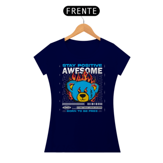 Nome do produto Camiseta Urso Stay Positive