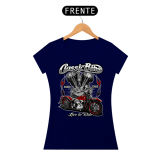 Nome do produto Camiseta Feminina Bike Live to Ride