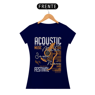 Nome do produto Camiseta Feminina Acoustic Festival