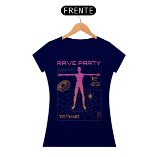 Nome do produto Camiseta Feminina Rave Party
