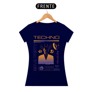 Nome do produto Camiseta Feminina Techno Rave