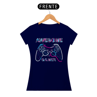 Nome do produto Camiseta Feminina Awesome Gamer