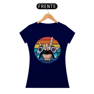 Nome do produto Camiseta Feminina Gamer Controle