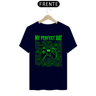 Nome do produto Camiseta Gamer Perfect Day