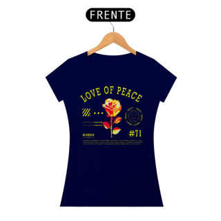 Nome do produto Camiseta Feminina Love Of Peace