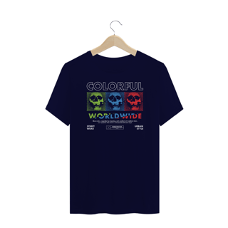 Nome do produto Camiseta Plus Size Colorful WorldWide