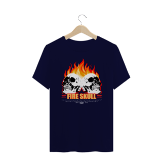 Nome do produto Camiseta Plus Size Fireskull