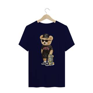 Nome do produto Camiseta Plus Size Urso Skate
