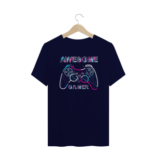 Nome do produto Camiseta Plus Size Awesome Gamer