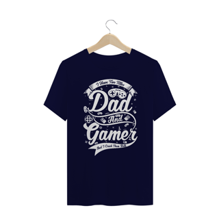 Nome do produto Camiseta Plus Size Dad and Gamer