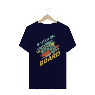 Nome do produto Camiseta Plus Size Gamer On Board