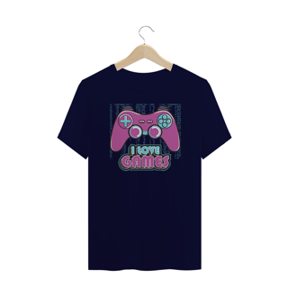 Nome do produto Camiseta Plus Size I Love Games