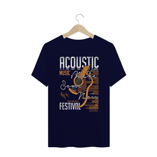 Nome do produto Camiseta Plus Size Acoustic Festival