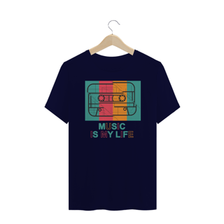 Nome do produto Camiseta Plus Size Music Is My Life