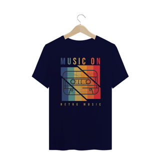 Nome do produto Camiseta Plus Size Music On
