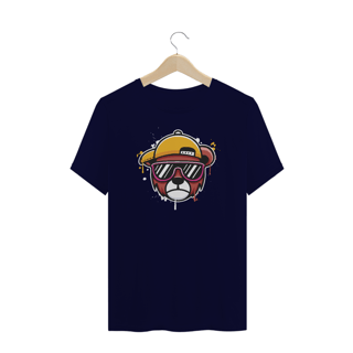 Nome do produto Camiseta Plus Size Urso de Boné