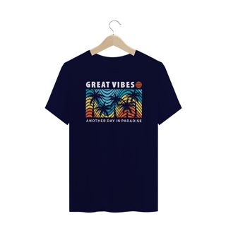 Nome do produto Camiseta Plus Size Great Vibes