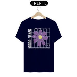 Nome do produto Camiseta Good Vibes Flor