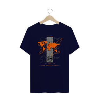 Nome do produto Camiseta Plus Size Streetwear Worldwide