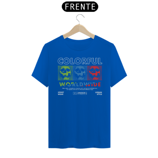 Nome do produto Camiseta Caveiras Colorful