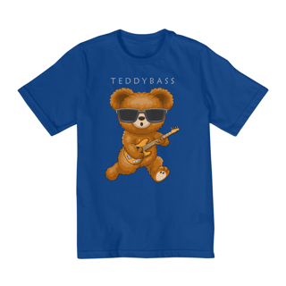Nome do produto Camiseta Infantil 10 a 14 anos / Urso Guitarra