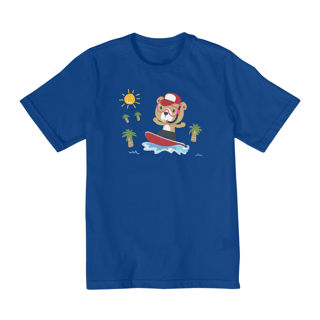 Nome do produto Camiseta Infantil 2 a 8 anos / Urso Surf