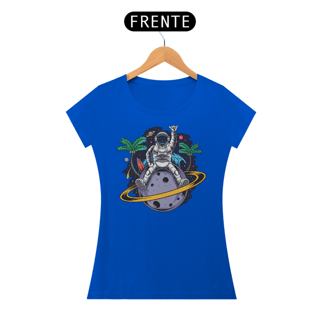 Nome do produto Camiseta Feminina Astronauta Verão
