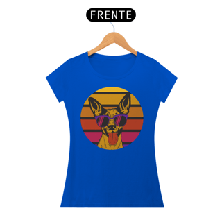Nome do produto Camiseta Feminina Cão de Óculos